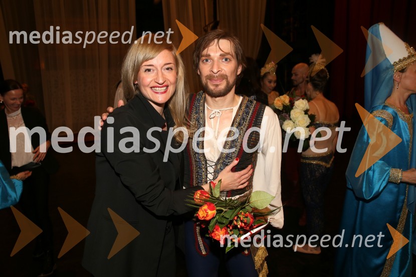  Valentina Turcu, koreografinja in baletna solistka;  Anton Bogov, baletnikGusar, premiera baleta SNG Maribor