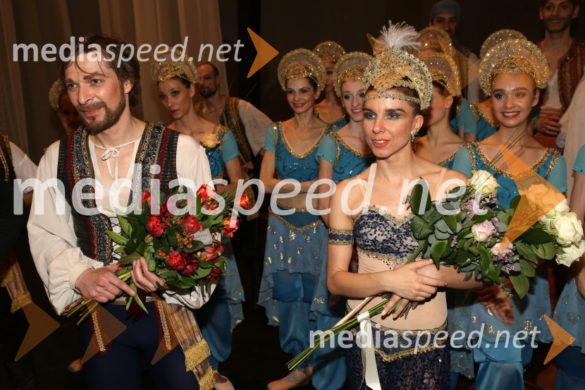  Anton Bogov, baletnik;  Tetiana Svetlična, baletna solistkaGusar, premiera baleta SNG Maribor