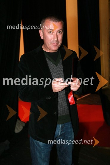 Ivica Buljan, dobitnik nagrade za režijo predstave Ojdip v Korintu42. Borštnikovo srečanje 2007, podelitev Borštnikovovega prstana