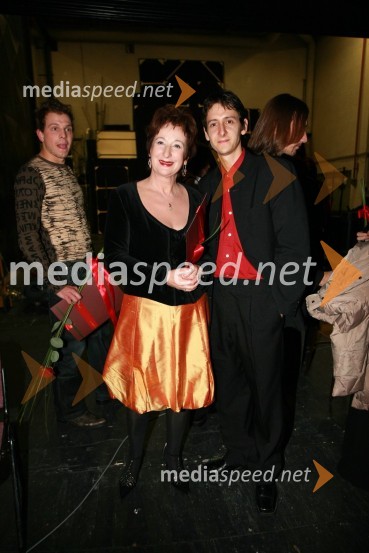 Anže Alka in Polona Vetrih, igralca42. Borštnikovo srečanje 2007, podelitev Borštnikovovega prstana