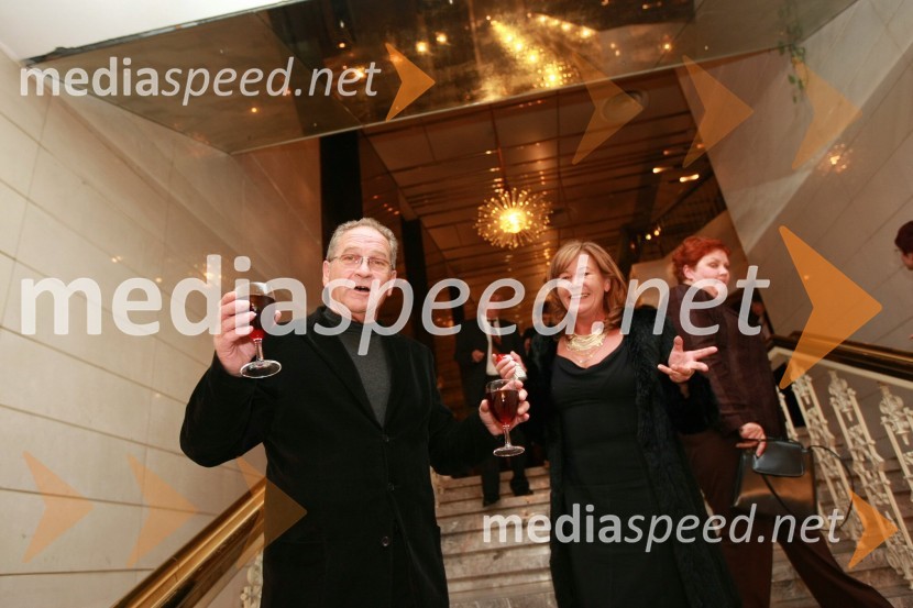 Ivo Ban, igralec z ženo Ano42. Borštnikovo srečanje 2007, podelitev Borštnikovovega prstana