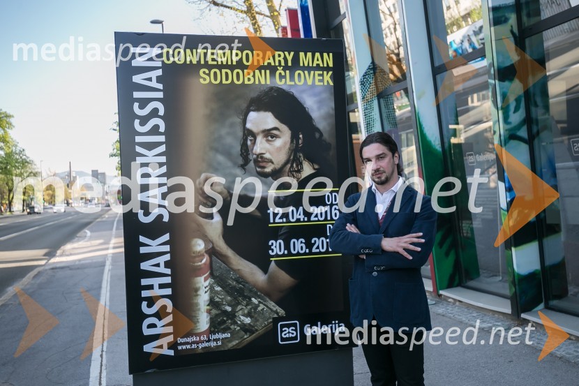  Arshak  Sarkissian, armenski slikar, kipar in grafikOdprtje razstave Sodobni človek - Contemporary man v AS Galeriji