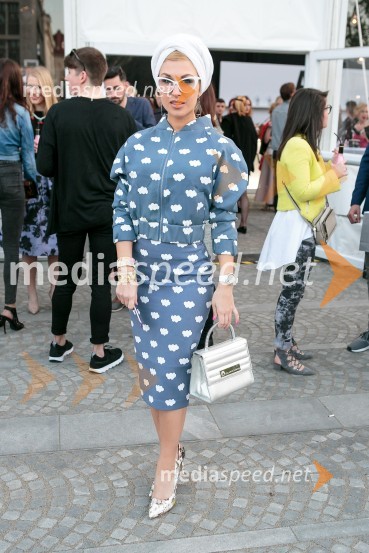  Eva Ana Kazič, modna blogerkaLjubljana fashion week 2016, 1. dan, obiskovalci
