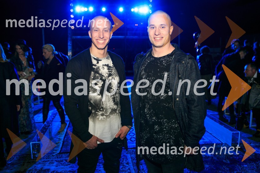  Filip Kržišnik, F&B Acrobatics;  Blaž Slanič, F&B AcrobaticsLjubljana fashion week 2016, 2. dan, obiskovalci