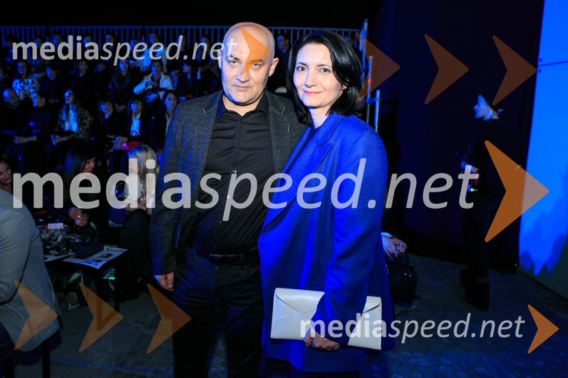  Goran Garevski, direktor, HYCU ;  Petra Pogorevc, dramaturginjaLjubljana fashion week 2016, 2. dan, obiskovalci