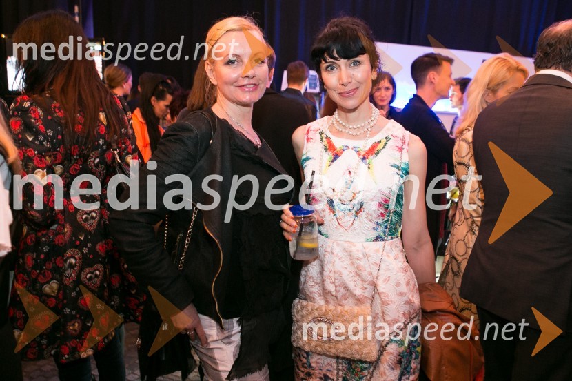  Andreja  Medvedič, lastnica in direktorica Sense Wellness Cluba; Dr. Jerca Legan Cvikl, antropologinjaLjubljana fashion week 2016, 2. dan, obiskovalci
