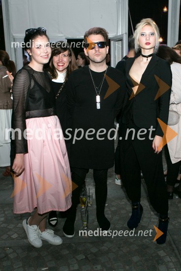   Lana Petek;  ... ;  Lucas Alexander, novinar;  Daša PodbojLjubljana fashion week 2016, 2. dan, obiskovalci