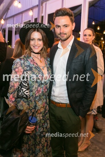  Hannah Mancini, pevka;  Žiga Mihelčič, fotografLjubljana fashion week 2016, 2. dan, obiskovalci