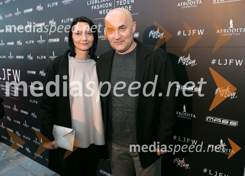  Petra Pogorevc, dramaturginja;  Goran Garevski, direktor, HYCU Ljubljana fashion week 2016, 3. dan, obiskovalci