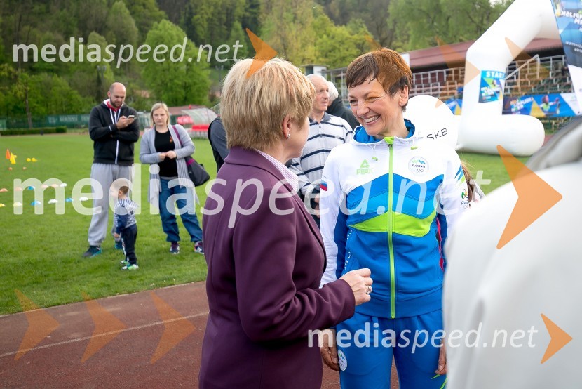  ... ; prof. dr. Maja Makovec Brenčič, ministrica za izobraževanje, znanost in športPredsednik MOK-a Thomas Bach na obisku v Sloveniji