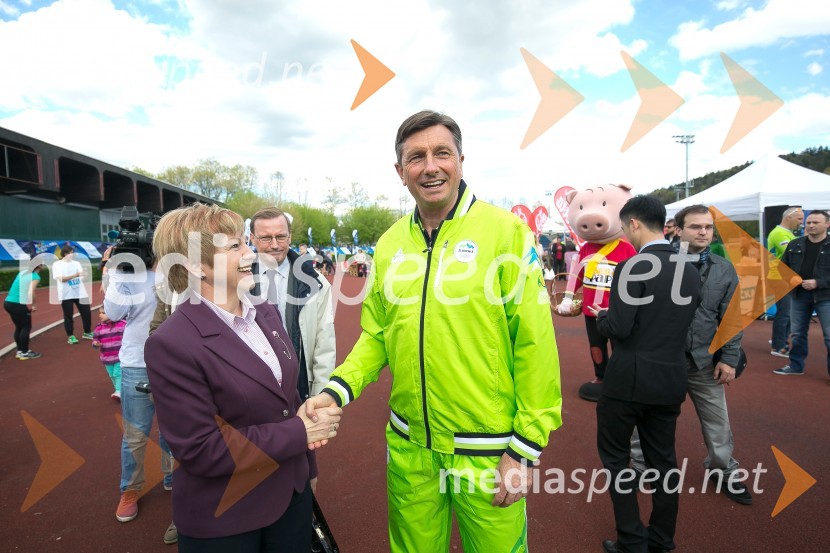  ... ;  Borut Pahor, predsednik Republike SlovenijePredsednik MOK-a Thomas Bach na obisku v Sloveniji