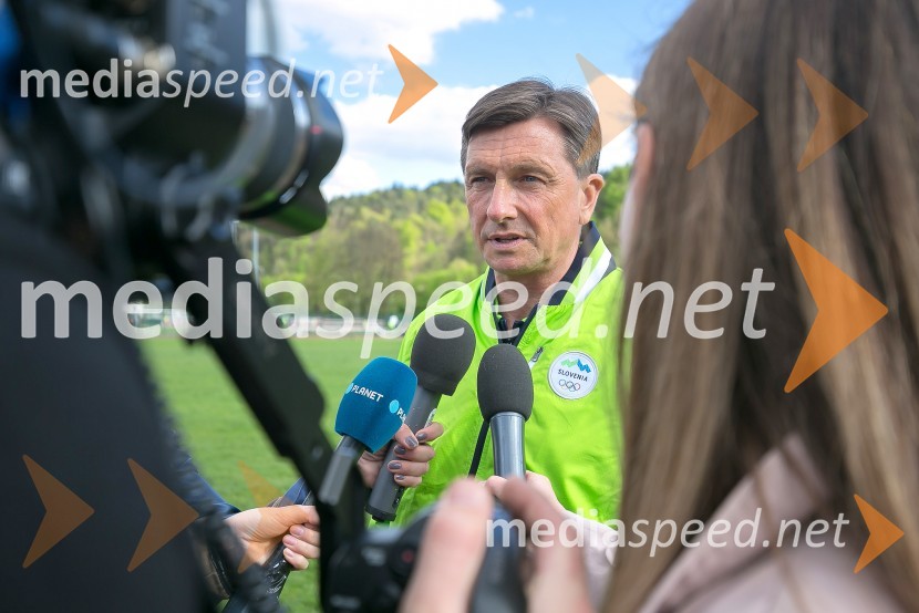  Borut Pahor, predsednik Republike SlovenijePredsednik MOK-a Thomas Bach na obisku v Sloveniji