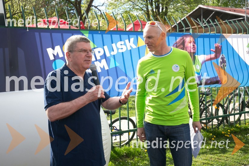 Thomas Bach, predsednik, Mednarodni olimpijski komite;  ... Predsednik MOK-a Thomas Bach na obisku v Sloveniji