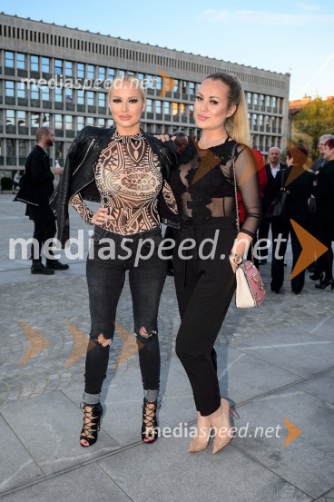  Doroteja Premužič, vizažistka, Diamondee Make Up;  Katarina BenčekLjubljana fashion week 2016, 4. dan, obiskovalci