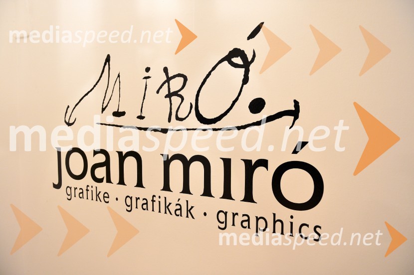 Joan Miró, otvoritev razstave grafik