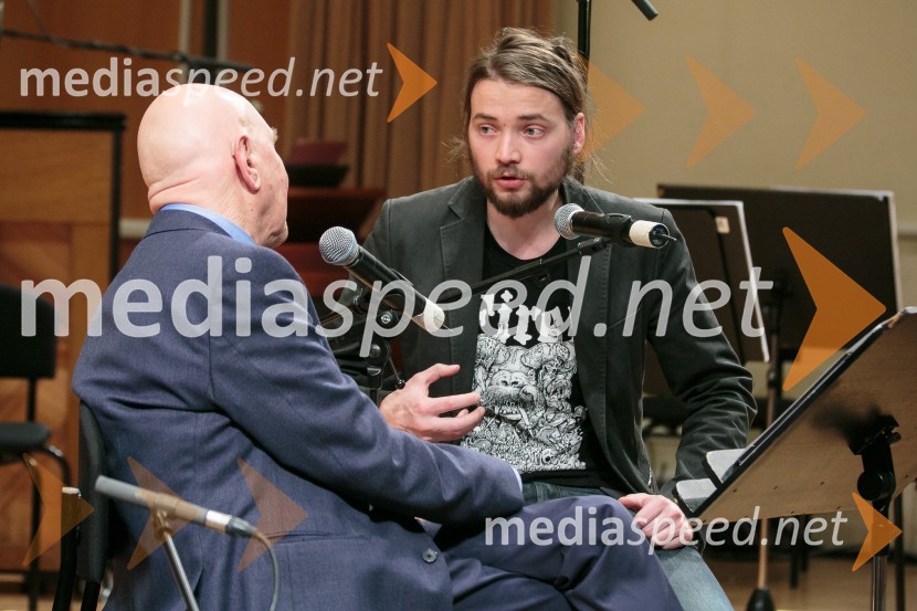  Janez Matičič, slovenski skladatelj in pianist;  Primož Trdan, moderatorZaključni koncert 31. Slovenskih glasbenih dnevov