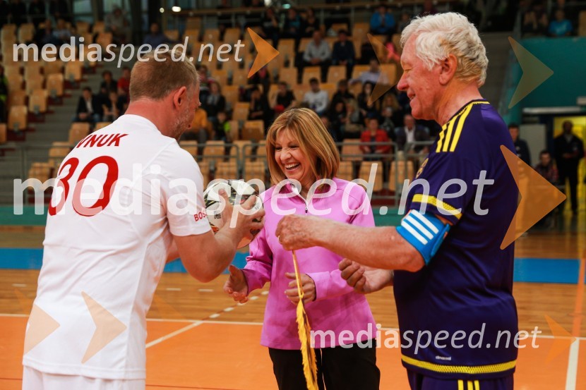  Tomaž Vnuk, nekdanji hokejist;  Mima  Jaušovec, slovenska tenisačica;  Tone Vogrinec, športni in smučarski funkcionarDobrodelna nogometna tekma za otroke Mladinskega doma Maribor