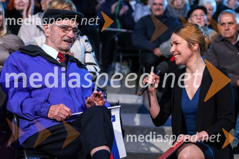  Franc Sever;  Ana Urbanc, igralkaDržavna proslava ob dnevu boja proti okupatorju