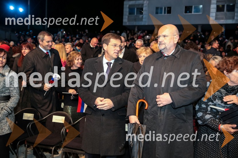 prof. dr. Miro Cerar, predsednik vlade Republike Slovenije;  Branko Masleša, predsednik Vrhovnega sodišča Republike SlovenijeDržavna proslava ob dnevu boja proti okupatorju