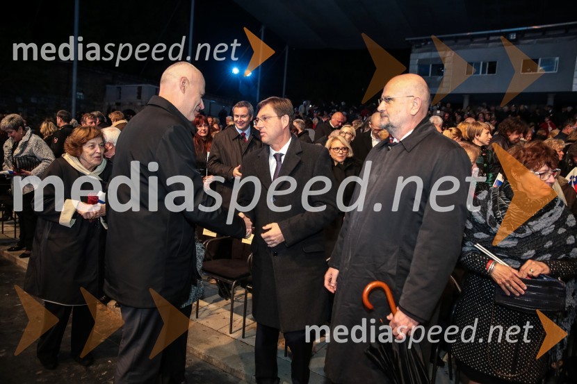  Štefka Kučan; dr. Milan Brglez, predsednik Državnega zbora Republike Slovenije; prof. dr. Miro Cerar, predsednik vlade Republike Slovenije;  Branko Masleša, predsednik Vrhovnega sodišča Republike Slovenije;  ... Državna proslava ob dnevu boja proti okupatorju