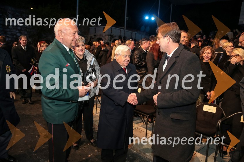  Ladislav Lipič, častni občan MO Murska Sobota, predsednik Zveze veteranov vojne za Slovenijo;  ... ;  Milan Kučan, nekdanji predsednik Republike Slovenije; prof. dr. Miro Cerar, predsednik vlade Republike SlovenijeDržavna proslava ob dnevu boja proti okupatorju