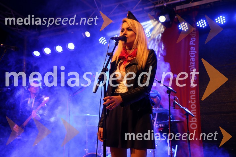  Karmen Klinc, skupina Rock PartyzaniKresovanje in praznovanje 1.maja, Koblarjev zaliv 2016