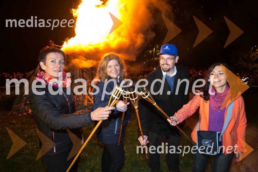  Lidija Jerkič, predsednica SKEI Slovenija;  Magdalena Mustar Pečjak, predsednica Območnega odbora Ljubljane in okolice Sindikata vzgoje, izobraževanja, znanosti in kulture Slovenije;  Jakob Počivavšek, predsednik Konfederacije sindikatov Slovenije PERGAM;  Evelin Vesenjak, predsednica Konfederacije novih sindikatov SlovenijeKresovanje in praznovanje 1.maja, Rožnik 2016