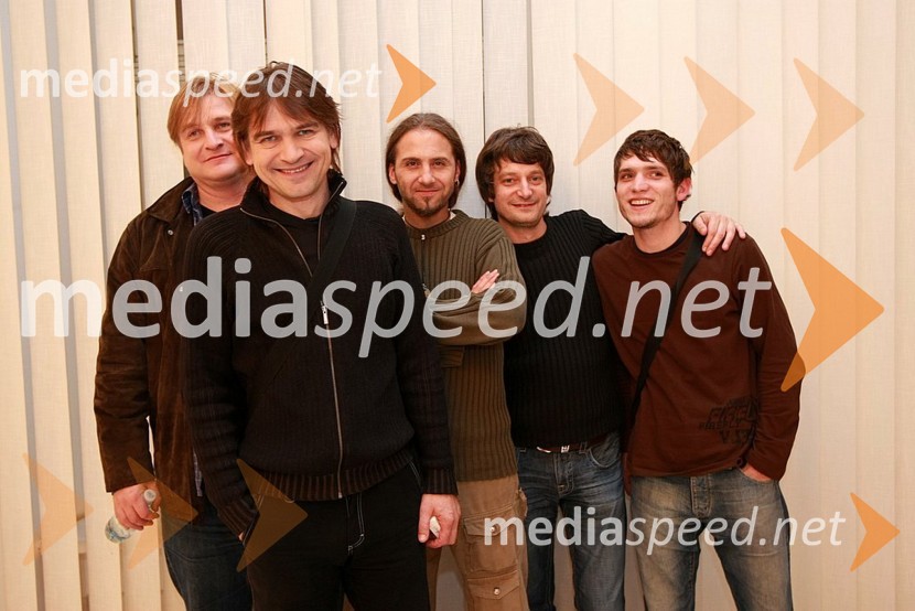 Člani skupine Avtomobili: Mirko Vuksanovič, Marko Vuksanovič, Boštjan Adrejc - Buši, David Šuligoj in Marko LasičPodelitev Ježkovih nagrad 2007 in dan RTV Slovenije