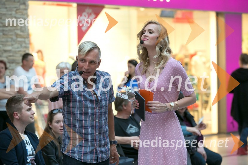   Igor  Jelen-Iggy, koreograf, lastnik plesnega centra Igen;  Tjaša  Kokalj Jerala, manekenka, voditeljicaModna revija v Qlandii Kranj