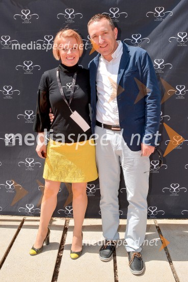 dr. Aleksandra Pivec, direktorica, ZRS Bistra, Ptuj;  Borut  Cvetko, kreativni direktor MediaspeedSalon Sauvignon 2016