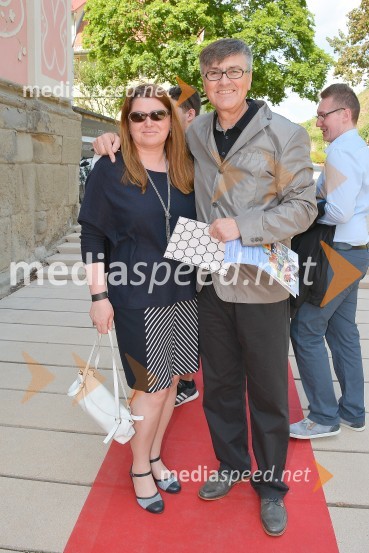  Vanda Mlakar, prokurist TEVE Ptuj;  Emil Mlakar, direktor TEVE PtujSalon Sauvignon 2016