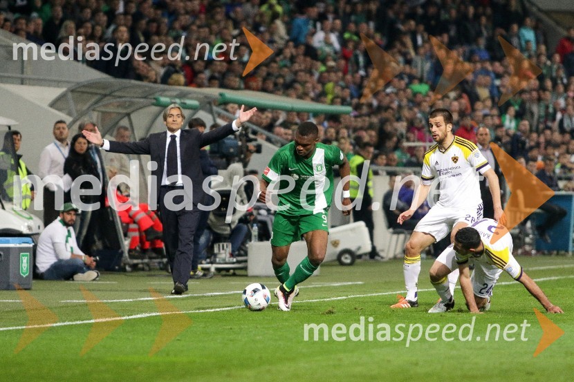  Rudolfo Vanoli, trener NK Olimpija;  ... ;  Mitja Viler, nogometaš, NK Maribor;  ... Nogometna tekma Maribor - Olimpija 2:1