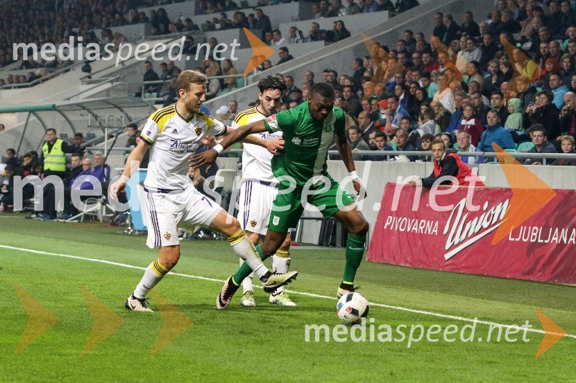  Aleš Mertelj, nogometaš, NK Maribor;  ... ;  Blessing Eleke, nogometaš, NK OlimpijaNogometna tekma Maribor - Olimpija 2:1
