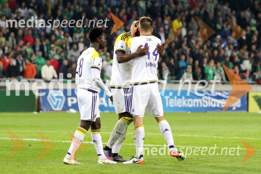 Nogometna tekma Maribor - Olimpija 2:1