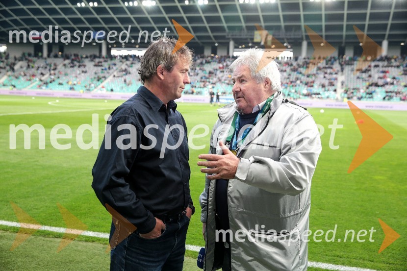  Gregor Židan, nekdanji nogometni reprezentant;  Ivo Milovanovič, televizijski komentatorNogometna tekma Maribor - Olimpija 2:1