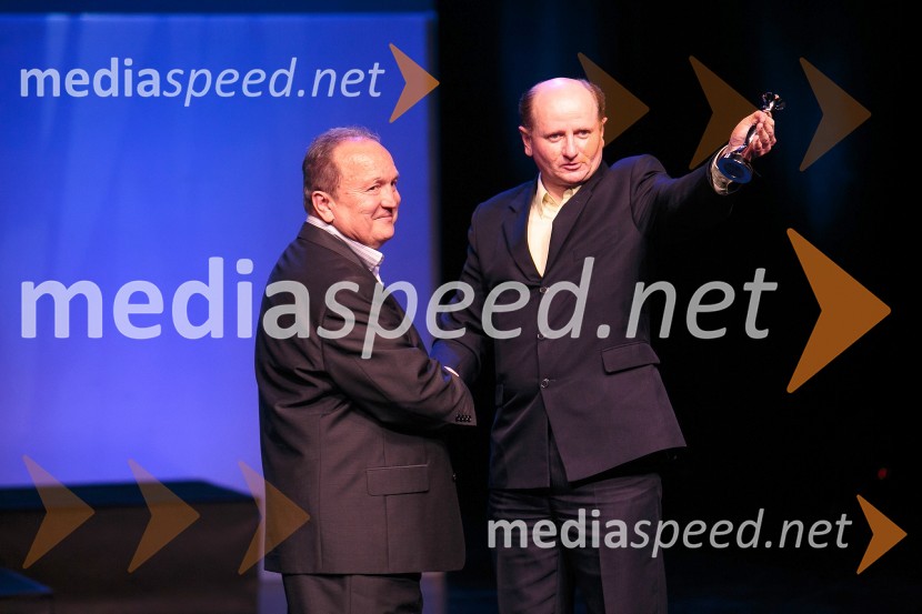  Srečko  Čož, pesnik in ustanovitelj Miss športa Slovenije;  Jože Zidar, predsednik Društva športnih novinarjev Slovenije Miss športa 2016