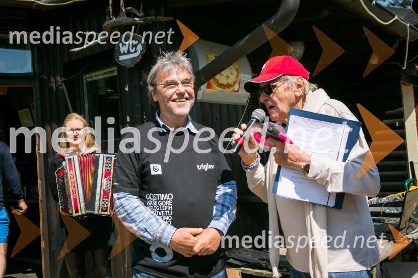 mag. Zdravko Luketič, podžupan, Mestna občina Maribor;  Tone Fornezzi - Tof, novinarOčistimo naše gore 2016, otvoritev akcije Zavarovalnice Triglav