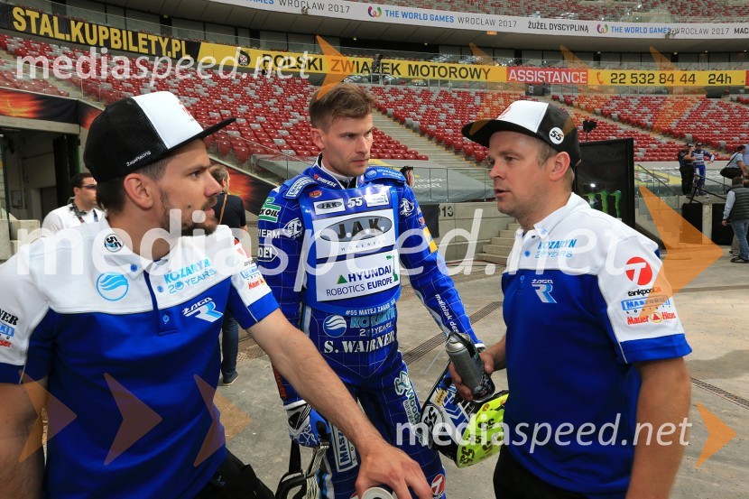  ... ;  Matej Žagar, speedwayist (Slovenija);  ... Žagar pred dirko za VN Poljske