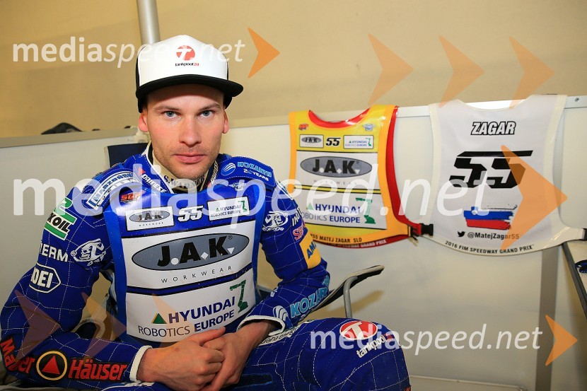  Matej Žagar, speedwayist (Slovenija)Žagar pred dirko za VN Poljske
