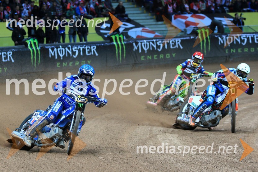  Matej Žagar, speedwayist (Slovenija);  Przemyslaw  Pawlicki, speedwayist (Poljska);  Niels-Kristian  Iversen, speedwayist (Danska)Žagar tretji v Varšavi