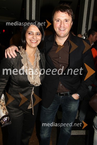 Danijela in Darko Konečnik, lastnika Cafe Bar AvenueMobil Elite Promo modna revija v Cafe Bar Avenue