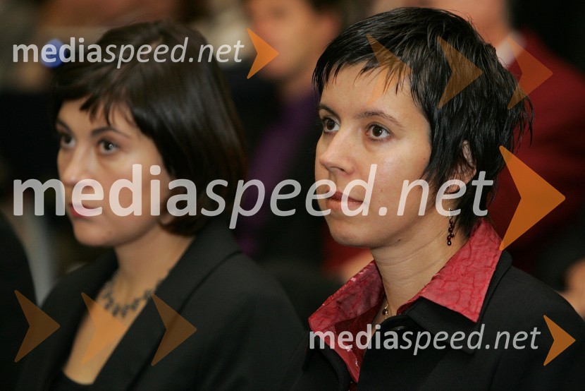 Dr. Amra Perva Uzunalić in dr. Maja ŠkrinjarPromocija doktorjev znanosti Univerze v Mariboru, oktober 2007