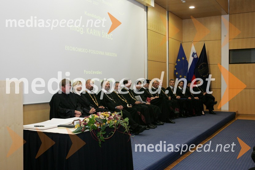 Promocija doktorjev znanosti Univerze v Mariboru, oktober 2007Promocija doktorjev znanosti Univerze v Mariboru, oktober 2007