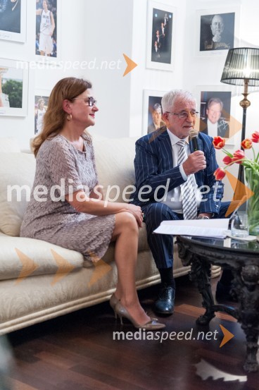  Alenka Košorok Humar, odvetnica, publicistka, predsednica Ljubljanskega območnega zbora OZS; dr. Peter  Čeferin, pravnik, pisateljOdvetništvo na Slovenskem, predstavitev knjige Petra Čeferina