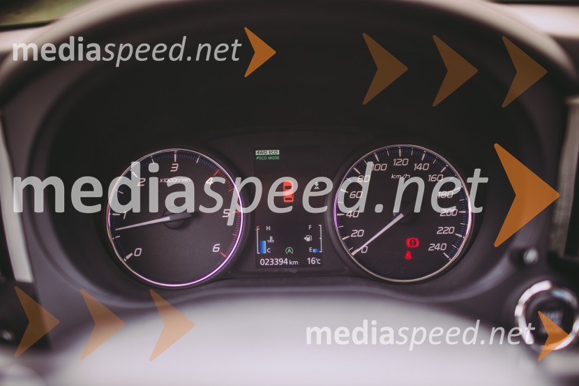 Mitsubishi Outlander 2.2 DI-D 4WD Intense+, merilnikiMitsubishi Outlander 2.2 DI-D 4WD Intense+, mediaspeed test