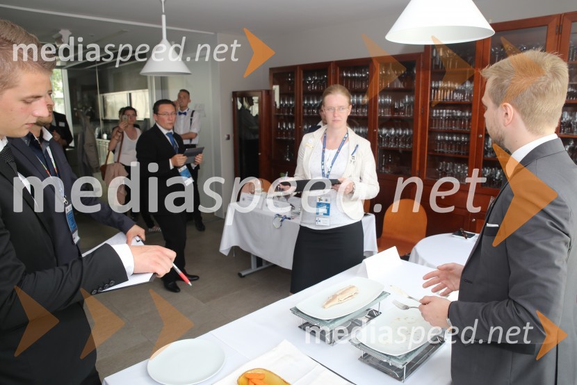  Tiuu Parm, mentorica in sodnica iz Estonije ;  Nicolai Martens, tekmovalec med profesionalci iz DanskeCoupe Georges Baptiste, tekmovanje