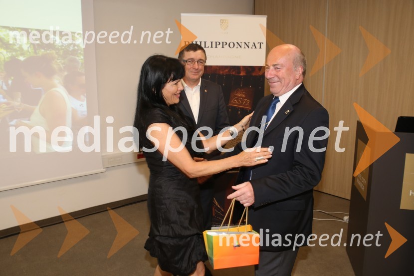 mag.  Helena  Cvikl, direktorica Višje strokovne šole za gostinstvo in turizem v Maribor; dr. Andrej Fištravec, župan, Mestna občina Maribor;  ... Coupe Georges Baptiste, podelitev nagrad