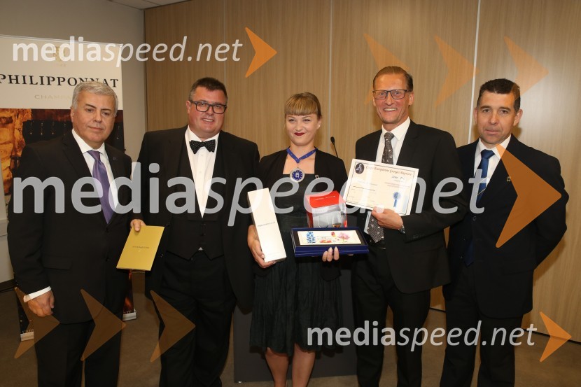  Paulo Reves, podpredsednik za evropska tekmovanja Coupe Georges Baptiste;  ... ;  ... ;  ... ;  Franck Languille, predsednik pokala Coupe Georges BaptisteCoupe Georges Baptiste, podelitev nagrad