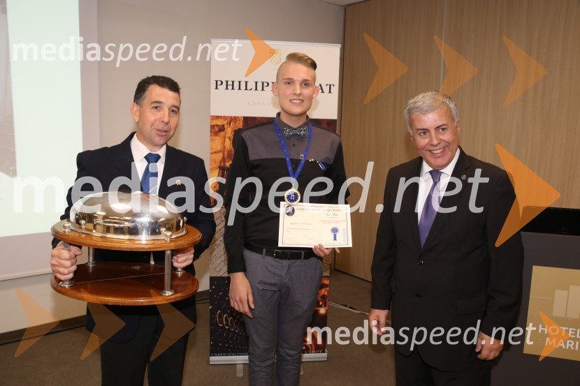  Franck Languille, predsednik pokala Coupe Georges Baptiste;  ... ;  Paulo Reves, podpredsednik za evropska tekmovanja Coupe Georges BaptisteCoupe Georges Baptiste, podelitev nagrad