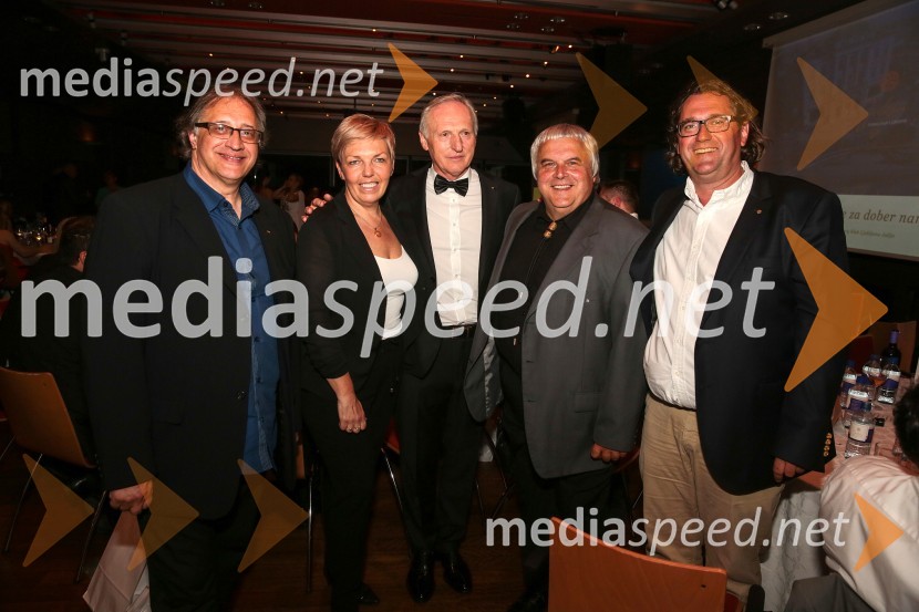   Klavdij Tutta, slovesnki slikar in grafik;  ... ;  Otmar Zorn, predsednik upravnega odbora, Solvera Lynx d.d.;  ... ;  ... Rotary dobrodelna prireditev